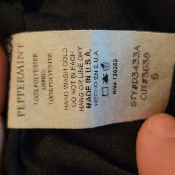 Peppermint brand black lace dress - Picture 5 of 5